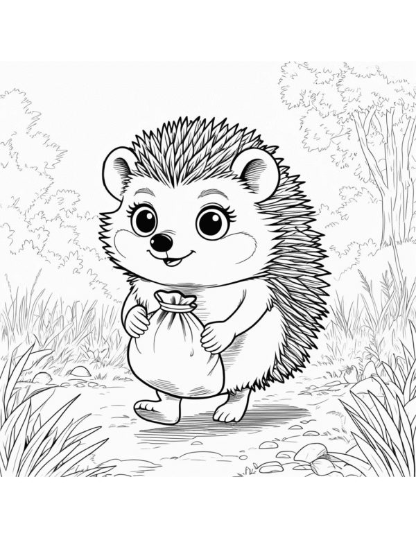 Children's cute animal coloring book - Image 2
