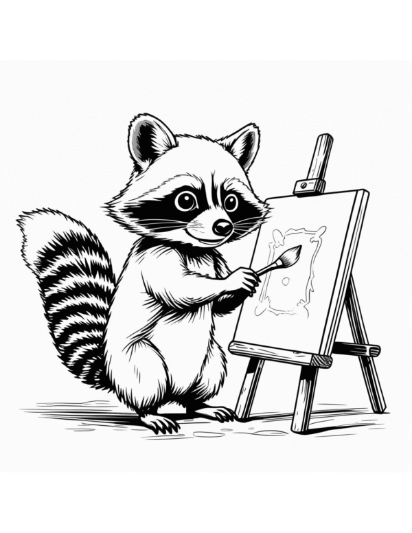 Children's cute animal coloring book - Image 3