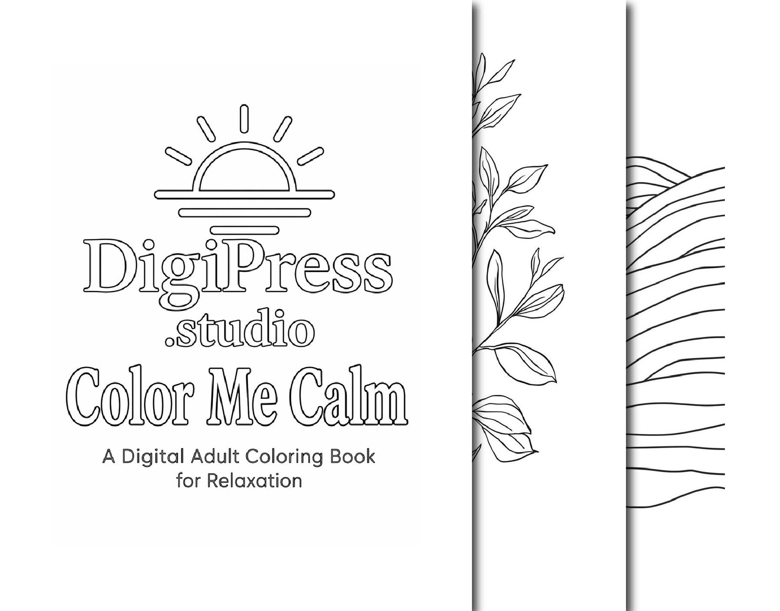 Color Me Calm: A digital adult coloring book for relaxation